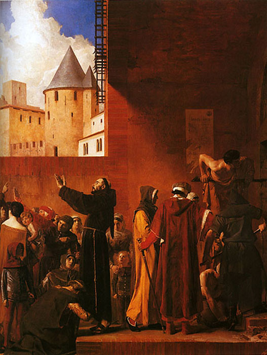 La Délivrance des emmurés de Carcassonne by Jean-Paul Laurens, 1879